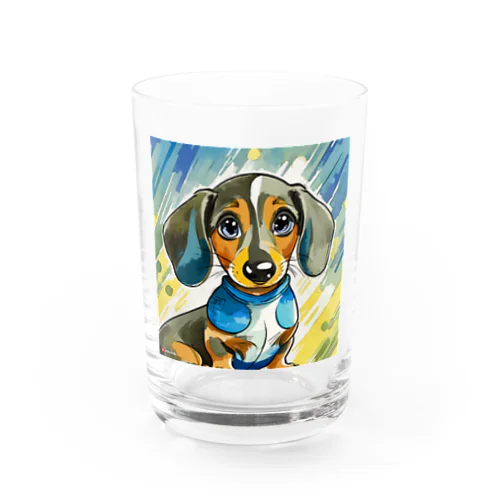 ダイナミック・ダックスフントくん Water Glass