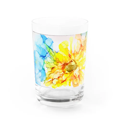 sunflower Water Glass