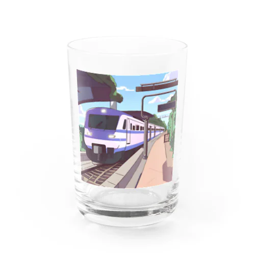 軽快で洗練されたモダン鉄道 Water Glass