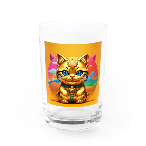 開運猫 Water Glass