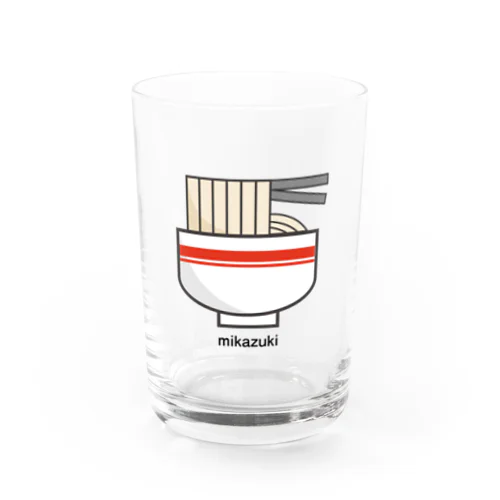 かわいい　ラーメンロゴ　オリジナルグッズ Water Glass