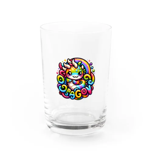 虹色どらごん Water Glass