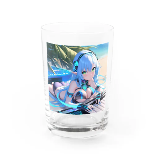 エルフのサイバーピアニストの夏休み Water Glass