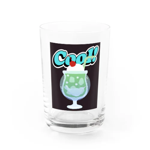 Coolクリームソーダアザラシデザイン グラス