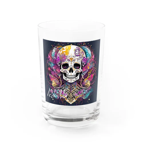 Skull_012 Water Glass