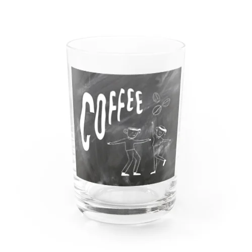 Coffee dancing Water Glass