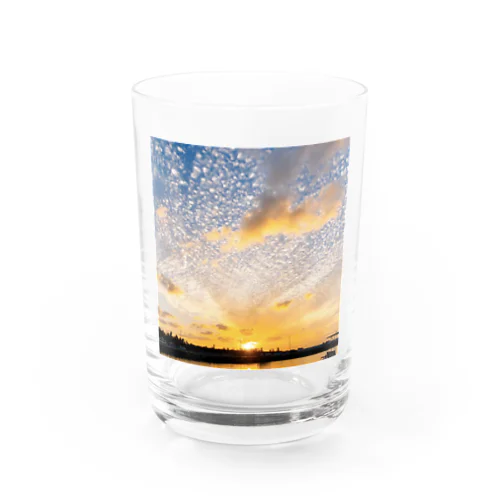 summer evening Water Glass