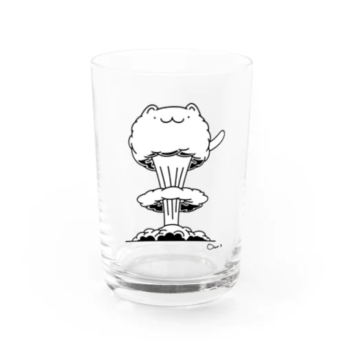 にゃんと爆発 Water Glass