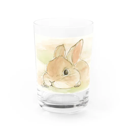 キュン愛うさぎ Water Glass