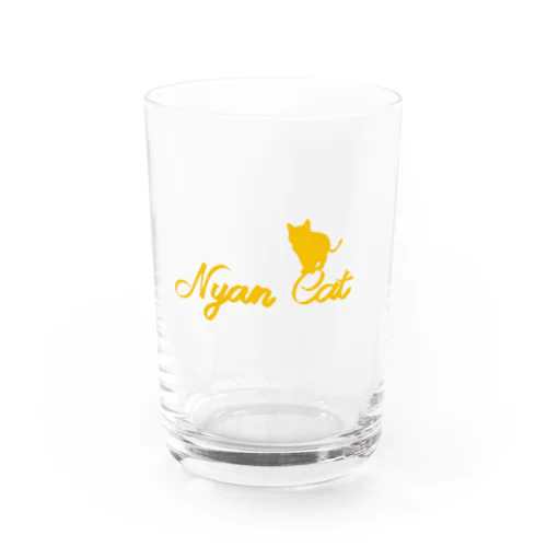 ねこネコ Water Glass