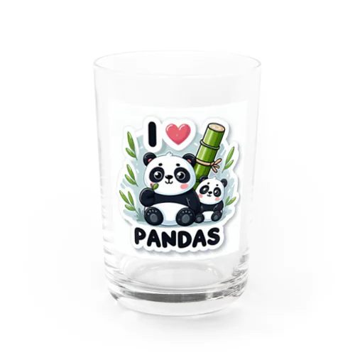 I♥PANDA03 Water Glass