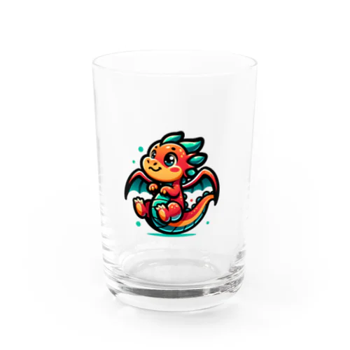 おさんぽドラゴンのドラ子 Water Glass