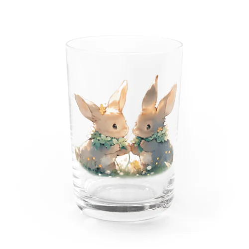 うさぎとクローバー｡.:*･ﾟ Water Glass