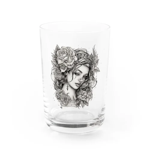 美しい女性 Water Glass