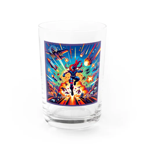 Heroes come late Dot. / type.1 Water Glass