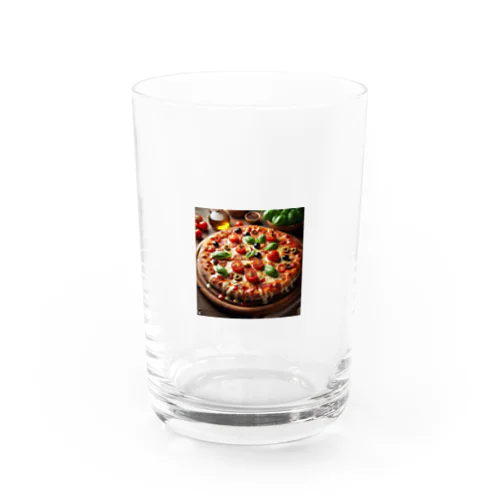 ピザ　トマト🍅 Water Glass