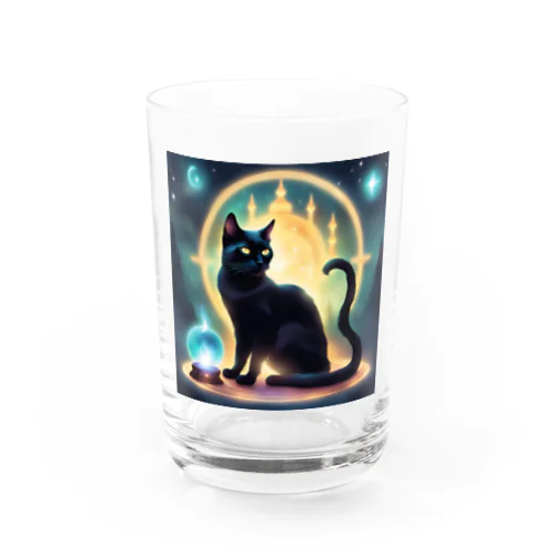 魔法使いねこ Water Glass