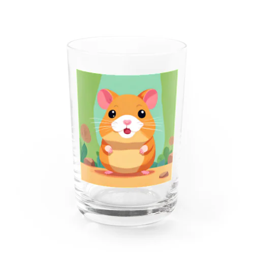 ハムスター大好き Water Glass