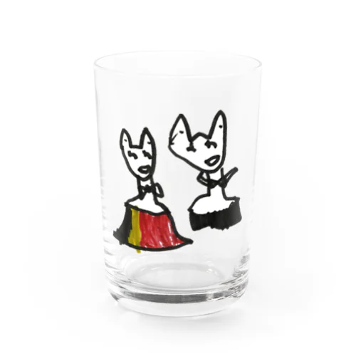 おやまのきつねのおんなのこ Water Glass