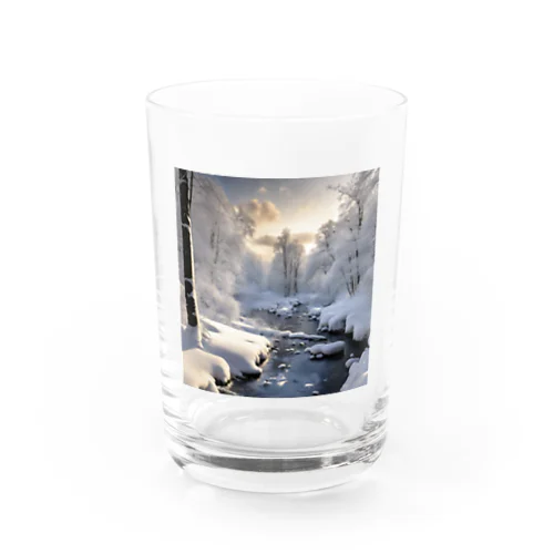 雪景色グッズ Water Glass