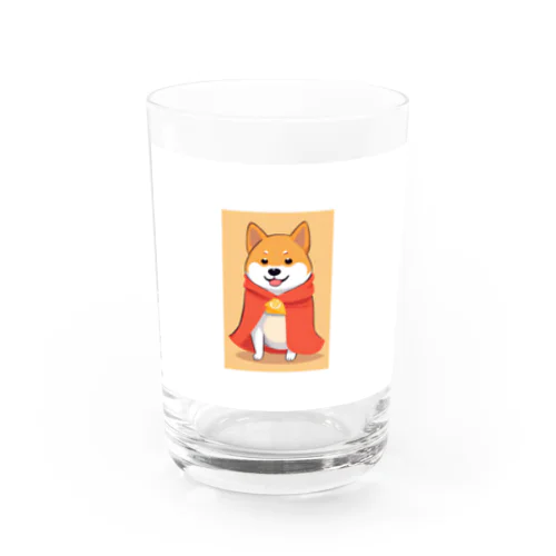 豆しばマントマン Water Glass