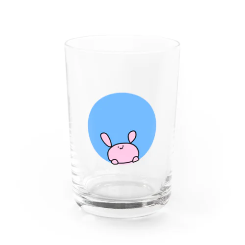 うさちゃん こんにちは Water Glass