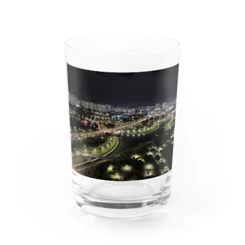 韓国の町風景 グラス