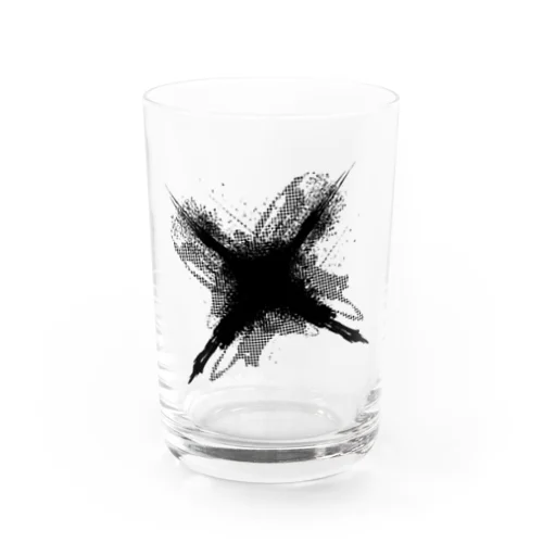 かっこよすぎるバツ Water Glass