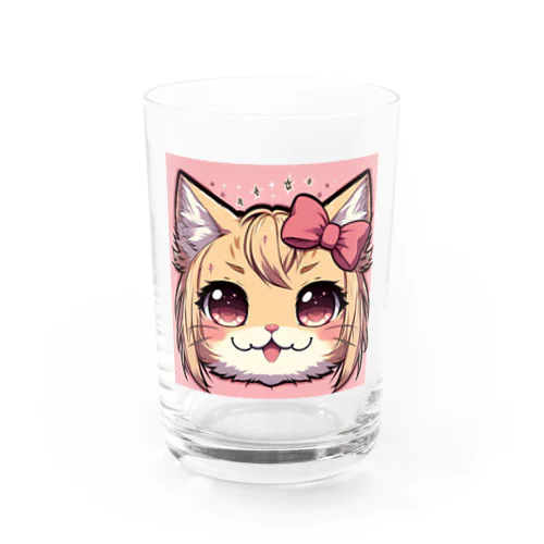 キュンキュンする猫 Water Glass