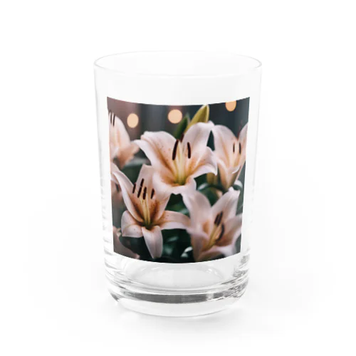 ヒメユリの優雅な花弁 Water Glass