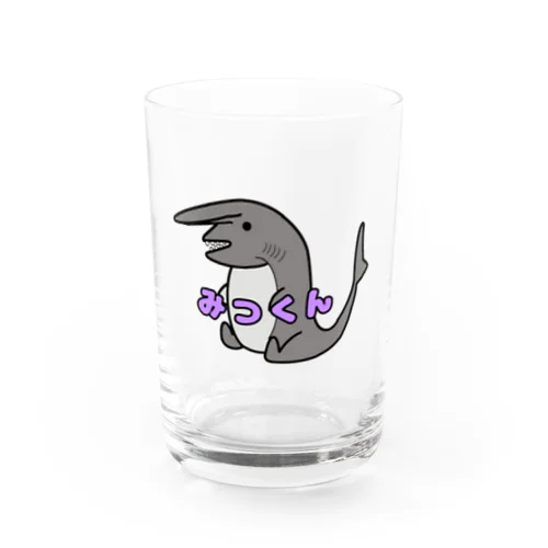 お座りみつくん Water Glass