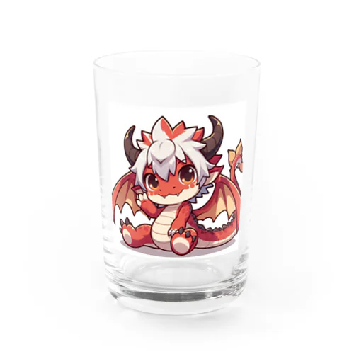 おしゃれなマスコットドラゴン Water Glass