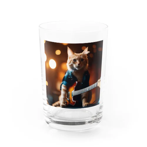 Kawaii Rock Cat Water Glass