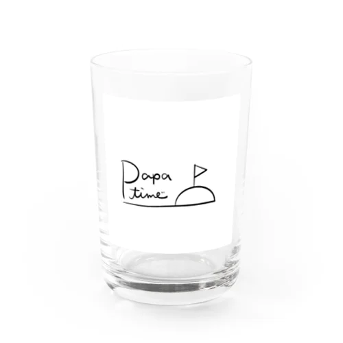 Papa time Water Glass