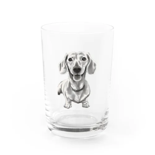 “Modern Pet Portraits Water Glass