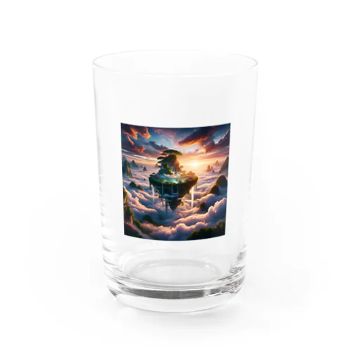「雲の上の楽園」 グラス