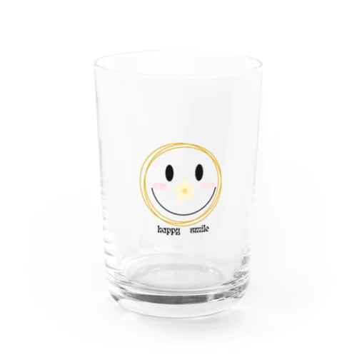 幸せ笑顔 Water Glass