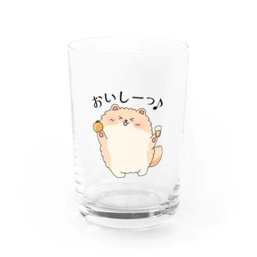 きゅんポメおいしーっグラス♪ Water Glass