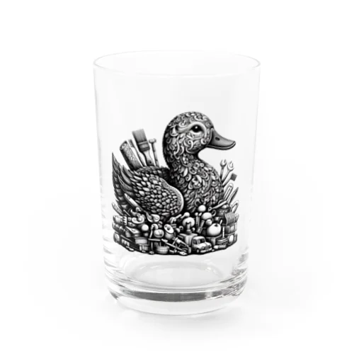 不思議で芸術的なアヒル Water Glass