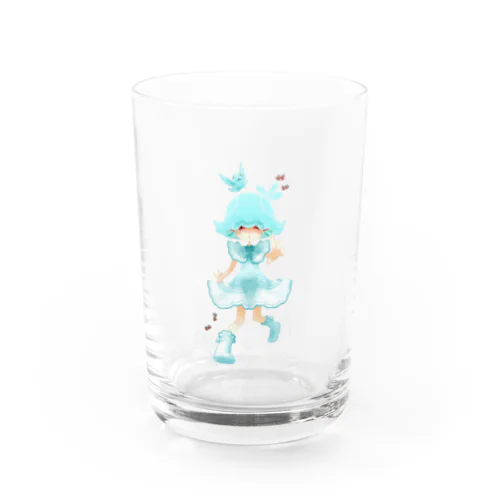 水の中の水槽ちゃん　背景なし Water Glass