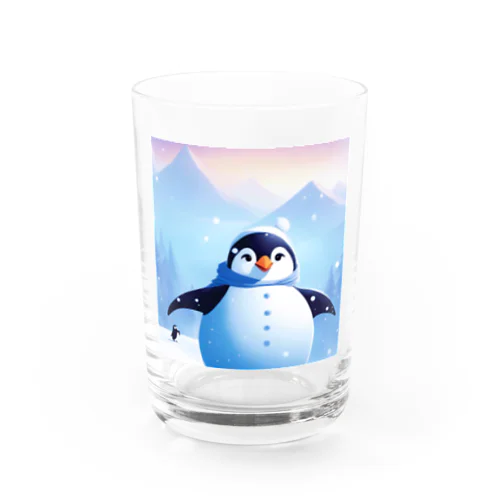 スノーペンギン、だるまさんが転んだ🤭 Water Glass