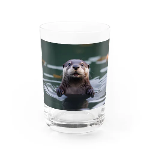 カワウソのパーくん Water Glass