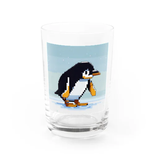 歩いているペンギン Water Glass