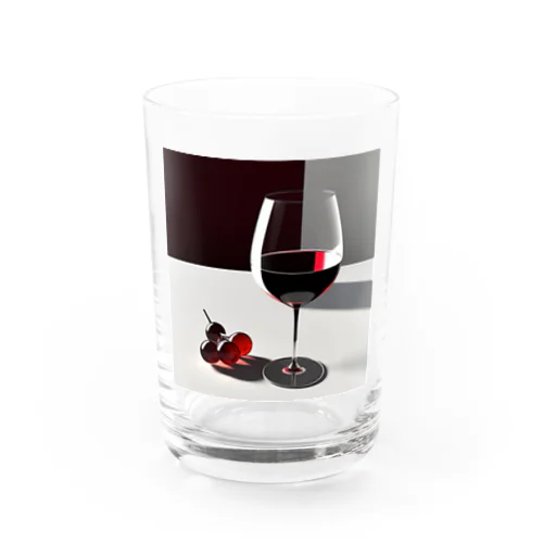 赤ワインと葡萄 Water Glass