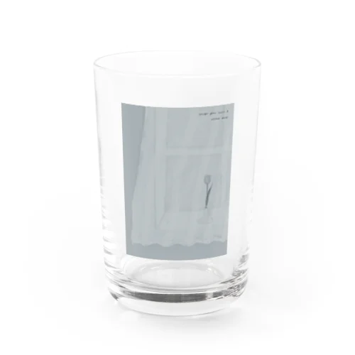 tulipe gris bleu . Water Glass