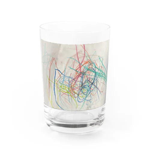 かずくん2歳の自信作その1 Water Glass