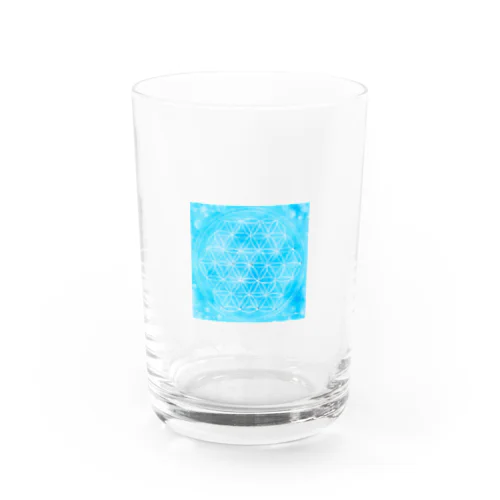 フラワーオブライフ神聖幾何学 Water Glass