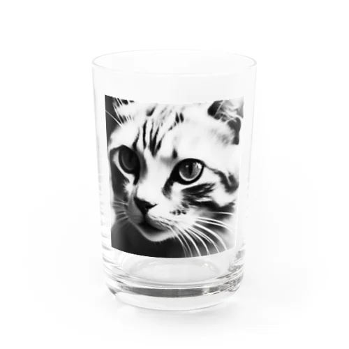 見つめているネコ[クラシック] Water Glass