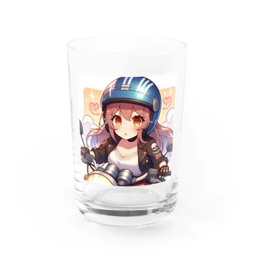 バイク女子　ばくおん!!系 Water Glass