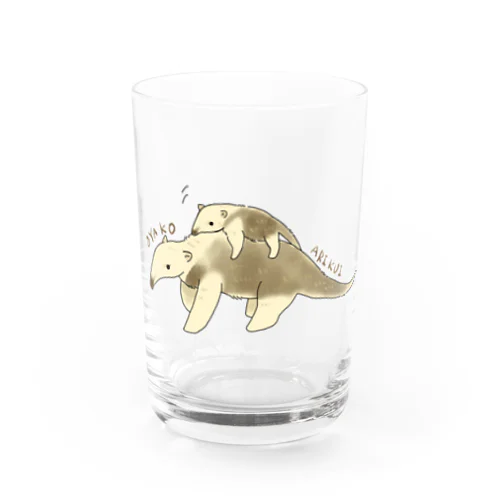 おやこありくい Water Glass